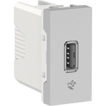 Schneider Orion Aluminium Modulo Tomada Carregador Usb Com Entrada Bivolt