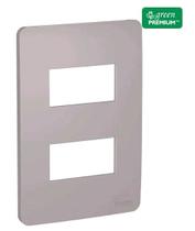 Schneider orion placa 4x2 2 postos axis grey s730121224 Schneider orion placa 4x2 2 postos axis grey s730121224