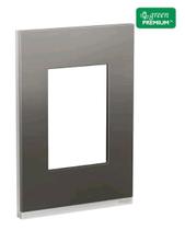 Schneider orion placa 4x2 3 postos grey metal s734103859