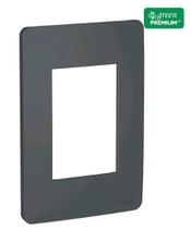 Schneider orion placa 4x2 3 postos stellar black s730103294