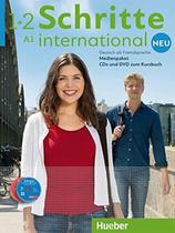 Schritte international neu 1+2 - medienpaket 5 audio-cds und 1 dvd zum kursbuch - HUEBER VERLAG