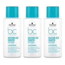 Schwarzkopf BC Clean Performance Moisture Kick Kit Travel Size - Com 3 Shampoos