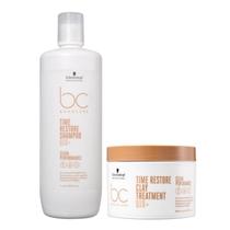 Schwarzkopf Bc Time Restore Q10 - Shampoo 1L + Máscara 500g