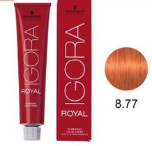 Schwarzkopf Coloração Igora Royal 8.77 Louro Claro Cobre Extra - 60ml