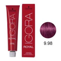 Schwarzkopf Coloração Igora Royal 9.98 Louro Extra Claro Violeta - 60ml