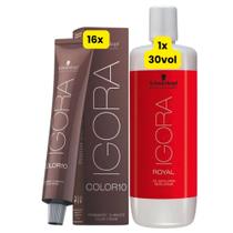 Schwarzkopf Igora Color10 16x 9/0 Louro Ultracl + 1 Ox30v lt