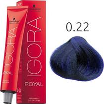 Schwarzkopf Igora Royal Coloração 0-22 Tom Mistura Azul 60ml