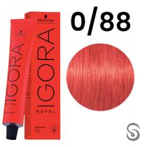 Schwarzkopf Igora Royal Coloração 0/88 Tom Mistura Vermelho 60ml