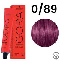 Schwarzkopf Igora Royal Coloração 0/89 Tom Mistura Vermelho Violeta 60ml