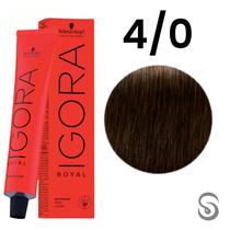 Schwarzkopf Igora Royal Coloração 4/0 Castanho Medio Natural 60ml