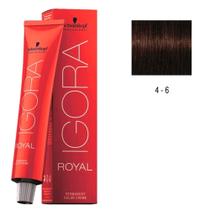 Schwarzkopf Igora Royal Coloração 4-6 Castanho Médio Marrom 60ml