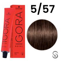 Schwarzkopf Igora Royal Coloração 5/57 Castanho Claro Dourado Cobre 60ml