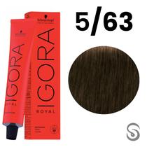 Schwarzkopf Igora Royal Coloração 5/63 Castanho Marrom Mate 60ml