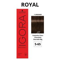 Schwarzkopf Igora Royal Coloração 5/65 Castanho Claro Marrom Dourado 60ml