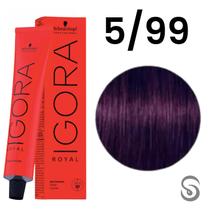 Schwarzkopf Igora Royal Coloração 5/99 Castanho Claro Violeta Extra 60ml