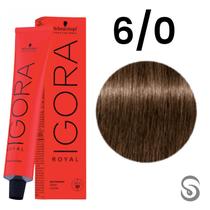 Schwarzkopf Igora Royal Coloração 6/0 Louro Escuro Natural 60ml