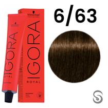 Schwarzkopf Igora Royal Coloração 6/63 Louro Escuro Marrom Mate 60ml