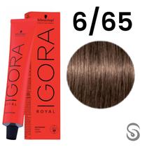 Schwarzkopf Igora Royal Coloração 6/65 Louro Escuro Marrom Dourado 60ml