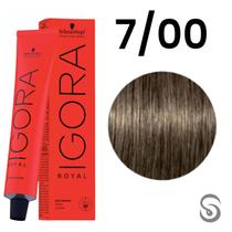 Schwarzkopf Igora Royal Coloração 7/00 Louro Médio Natural Extra 60ml