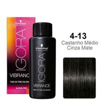 Schwarzkopf Igora Vibrance 4-13 Castanho Médio Cinza Mate 60ml