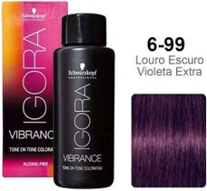 Schwarzkopf Igora Vibrance 6-99 Louro Escuro Violeta Extra 60ml