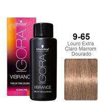 Schwarzkopf Igora Vibrance 9-65 Louro Extra Claro Marrom Dourado 60ml