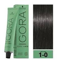 Schwarzkopf Igora Zero AMM 1-0 Preto Natural 60mL