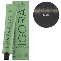 Schwarzkopf Igora Zero AMM 6-23 Louro Escuro Fumê Marrom 60ml