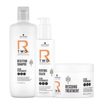 Schwarzkopf R-TWO Shampoo 1L Másc. 500ml Selante 145ml