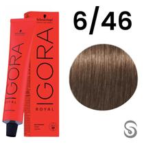 Schwarzkopf Royal Beges 6 46 Louro Escuro Bege Marrom 60g