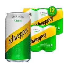 SCHWEPPES Citrus Leve em Açucares 350ml (12 Latas)