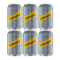 Schweppes Club Soda LATA 350ml kit 6unidades Schweppes Club Soda LATA 350ml kit 6unidades