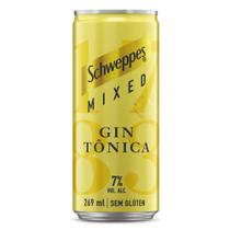Schweppes mixed gin tonica lata 269ml Schweppes mixed gin tonica lata 269ml