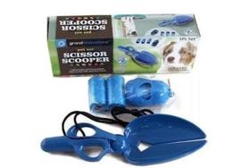 Scissor Scooper Pá Tesoura Coletora Higiênica para Pets