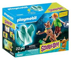 Scooby-Doo e Salsicha Playmobil - Contra o Fantasma, Divertido Brinquedo Interativo com Miniaturas