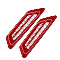 Scoop Entrada de Ar Esportivo Universal Capô Vermelho Intake Scoop Entrada de Ar Esportivo Universal Capô Vermelho Intake