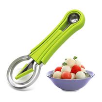 Scoop Set de aço inoxidável Watermelon Cut 4 em 1 verde Scoop Set de aço inoxidável Watermelon Cut 4 em 1 verde