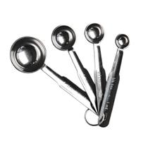 Scoops de medição de Buyer em aço inoxidável, conjunto de 4