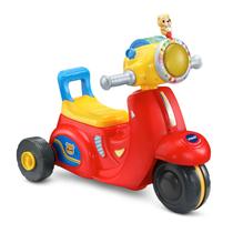 Scooter 2 em 1 Map and Go VTech para crianças pequenas, vermelho