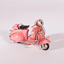 Scooter de Cerâmica Decorativa - Rosa - Só Berços