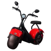 Scooter Elétrica Tui 1000w Vermelha Autonomia 60km