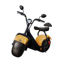 Scooter Elétrica Tui 2 Lugares 1000w Autonomia 60km Amarela