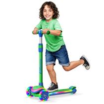Scooter infantil Lifemaster de 3 rodas com luzes multicoloridas de mais de 3 anos