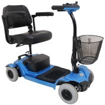 Scooter Triciclo Elétrico Cadeira de Rodas Motorizada Freedom Mirage S Azul