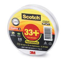 Scotch, 3M, Fita Isolante, 33+, 19mm x 20m, Preta