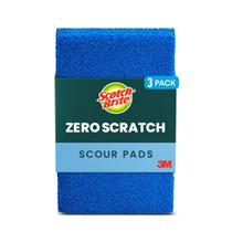 Scotch-Brite Zero Scratch Scour Pad, pacote com 3 unidades que não arranham