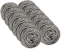 Scourers Scrubit Stainless Steel, pacote com 12 unidades para limpeza de cozinha