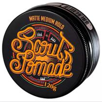 Scout Pomade Matte Medium Hold 120G - Seco Média Fixação