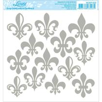 Scrap Embelezadores Cardboard Flor de Lis Scep-022 Litoarte Scrap Embelezadores Cardboard Flor de Lis Scep-022 Litoarte