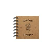 Scrapbook Kraft - CAPA FLEXÍVEL 240g - 20 Folhas Pretas 180g Álbum de Fotos modelo:Memórias Especiaistamanho:A6 (SEM ca Scrapbook Kraft - CAPA FLEXÍVEL 240g - 20 Folhas Pretas 180g Álbum de Fotos modelo:Memórias Especiaistamanho:A6 (SEM ca